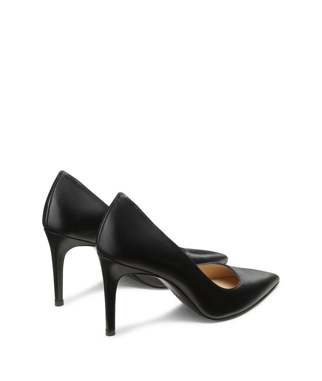STUART WEITZMAN Черные кожаные туфли, фото 3