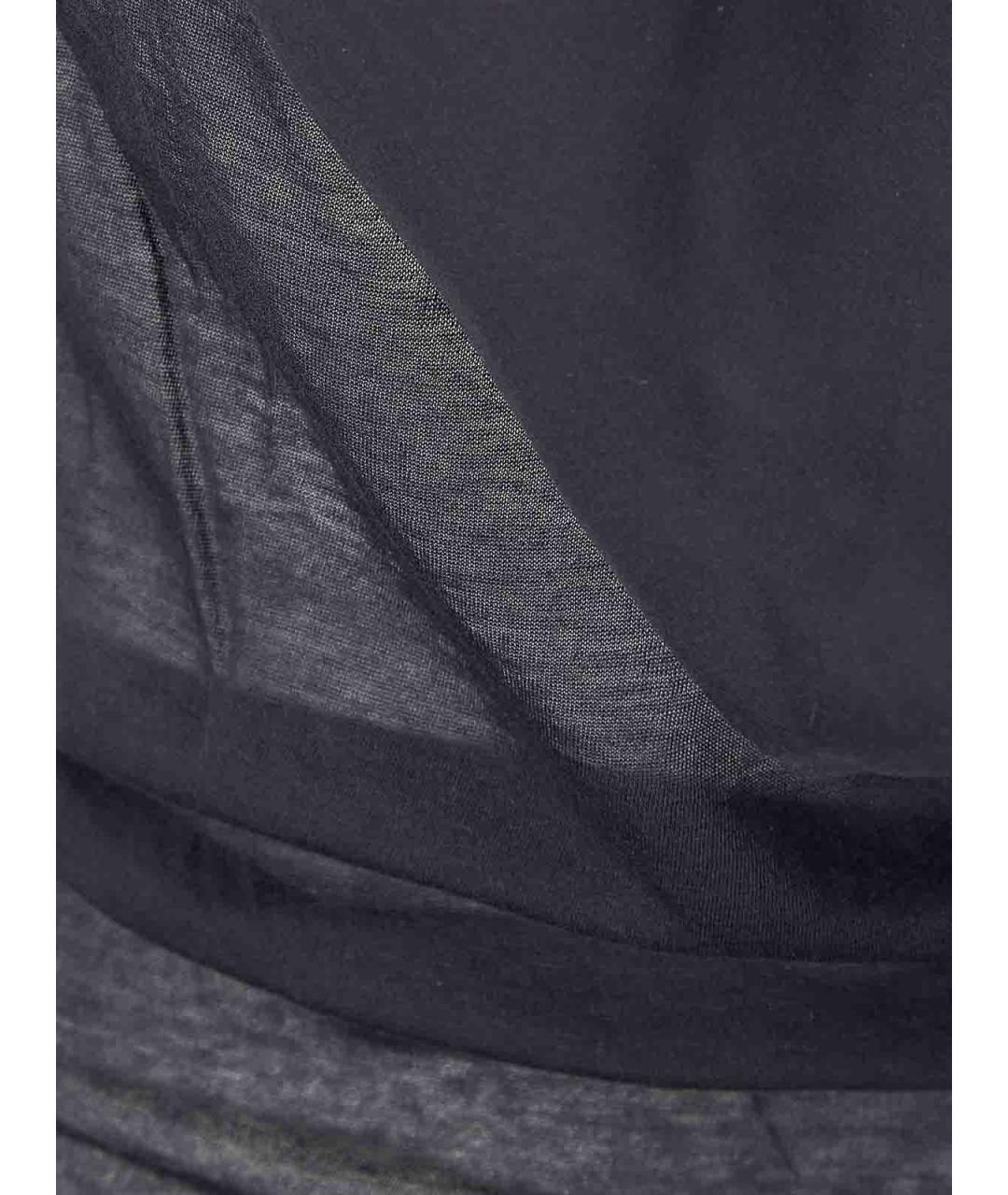 RICK OWENS Черная хлопковая майка, фото 3