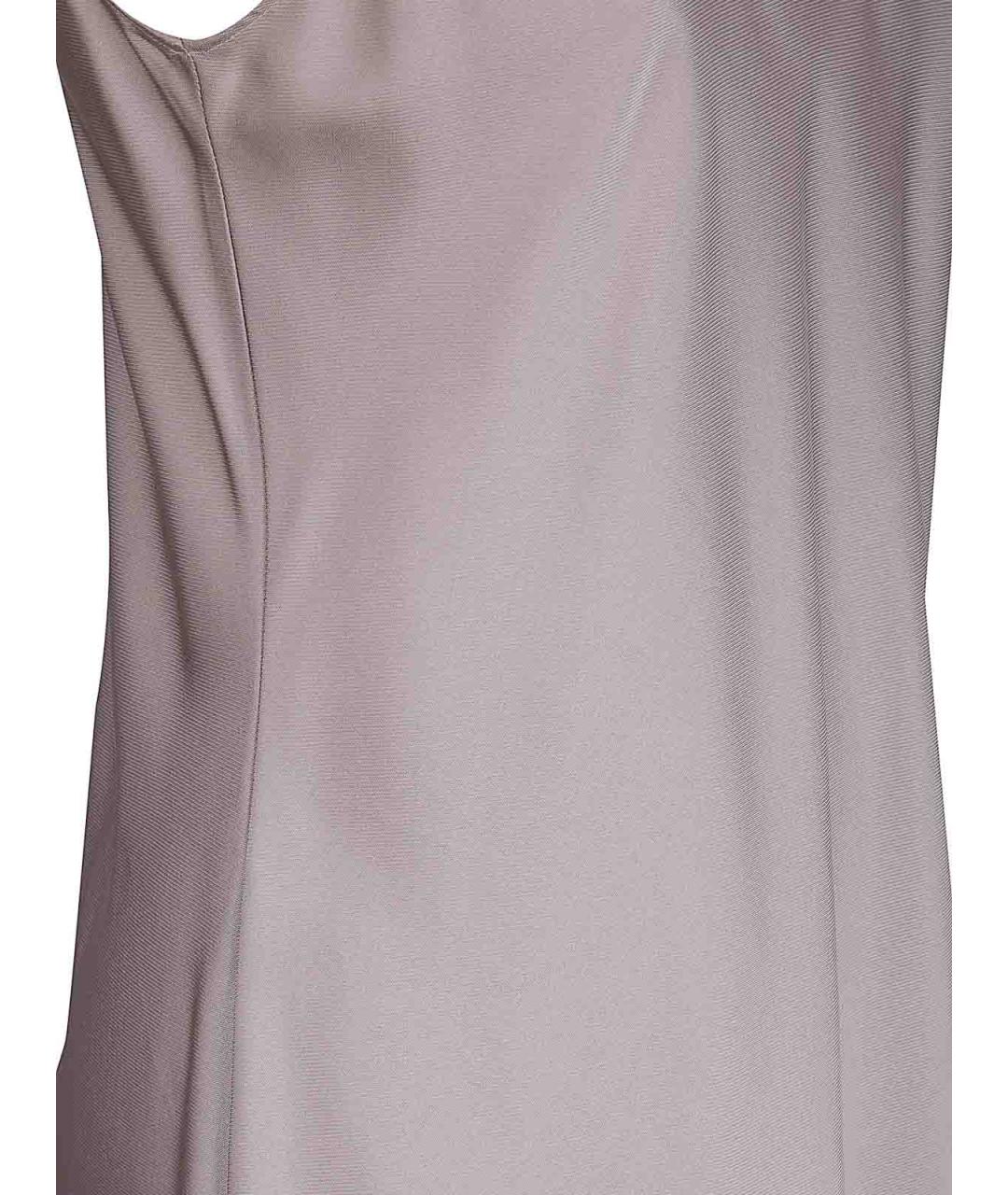 CALVIN KLEIN Серое полиэстеровое повседневное платье, фото 3