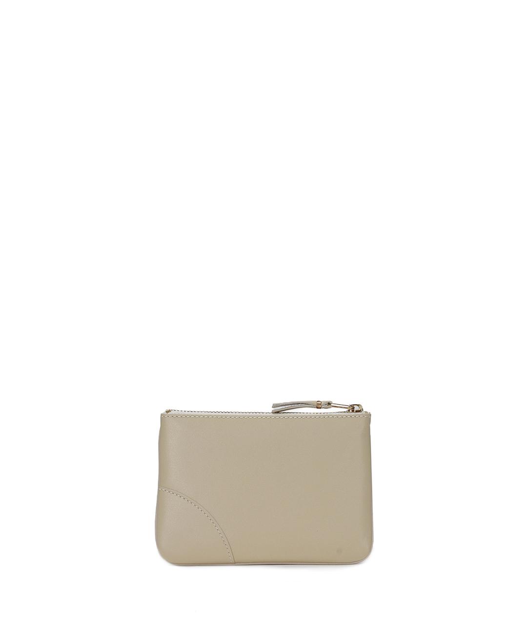 COMME DES GARÇONS WALLET Бежевый кожаный кошелек, фото 2