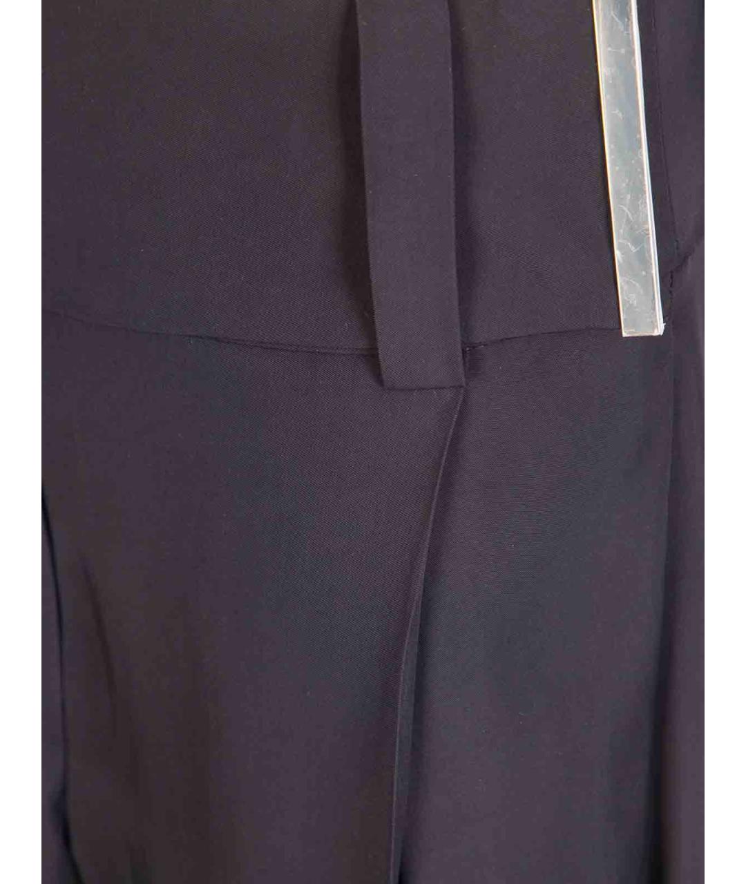SPORTMAX Черные вискозные брюки узкие, фото 3