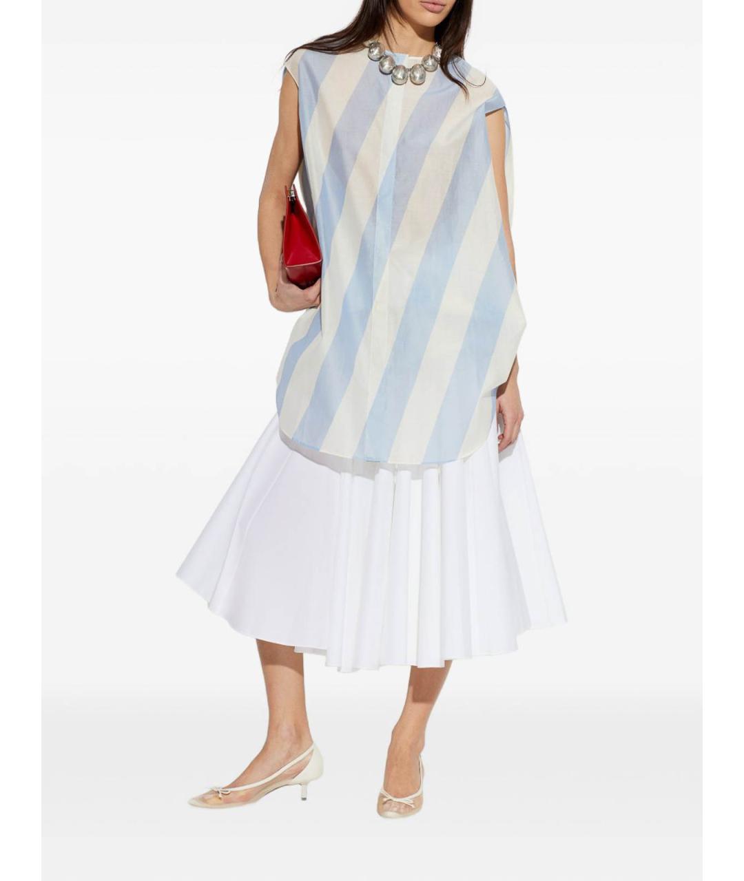 JACQUEMUS Мульти хлопковое повседневное платье, фото 2