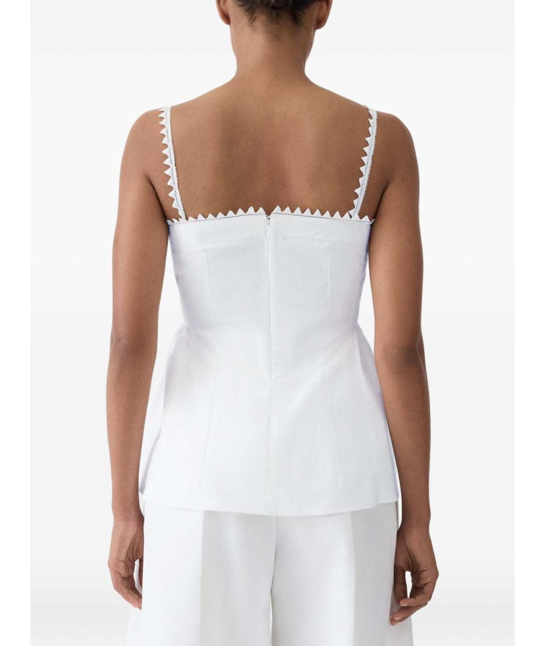 JACQUEMUS Белая хлопковая майка, фото 4