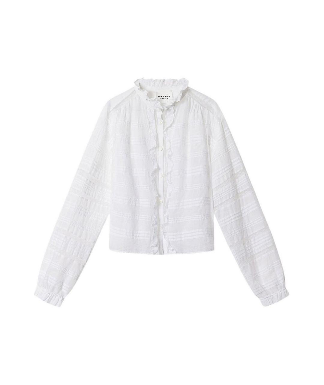 ISABEL MARANT Белая хлопковая блузы, фото 1
