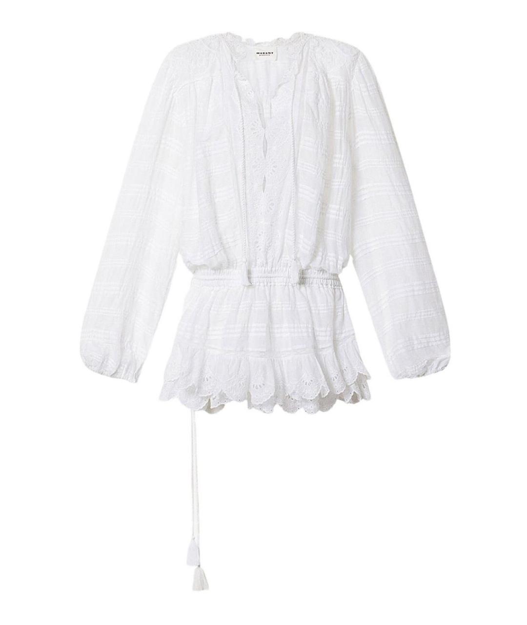 ISABEL MARANT Белое хлопковое повседневное платье, фото 1