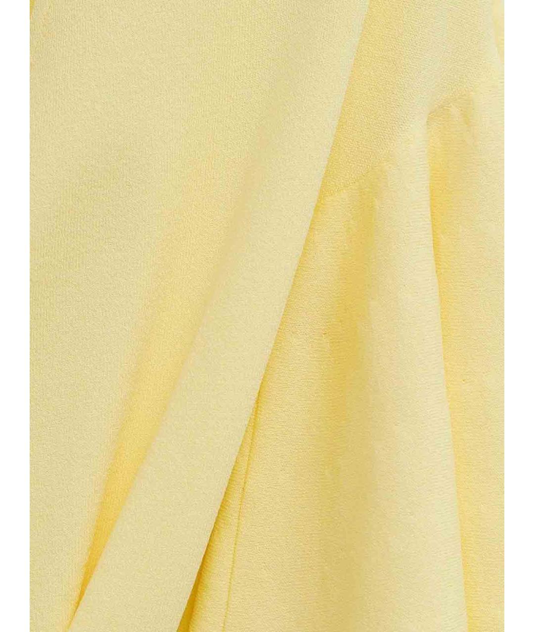 JACQUEMUS Желтая полиэстеровая футболка, фото 3