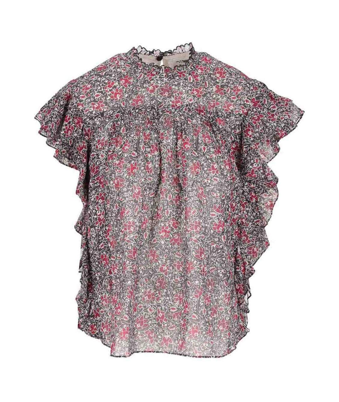 ISABEL MARANT Мульти хлопковая футболка, фото 1