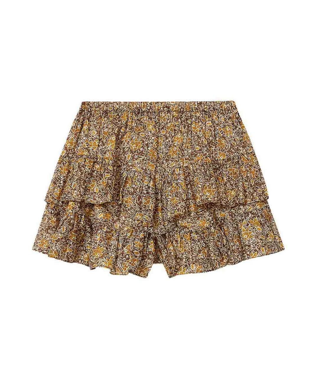 ISABEL MARANT Коричневые хлопковые шорты, фото 1