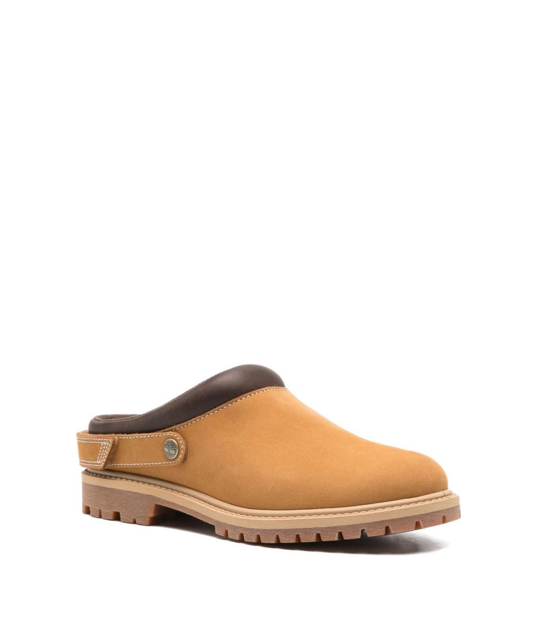 TIMBERLAND Коричневые нубуковые сабо, фото 3