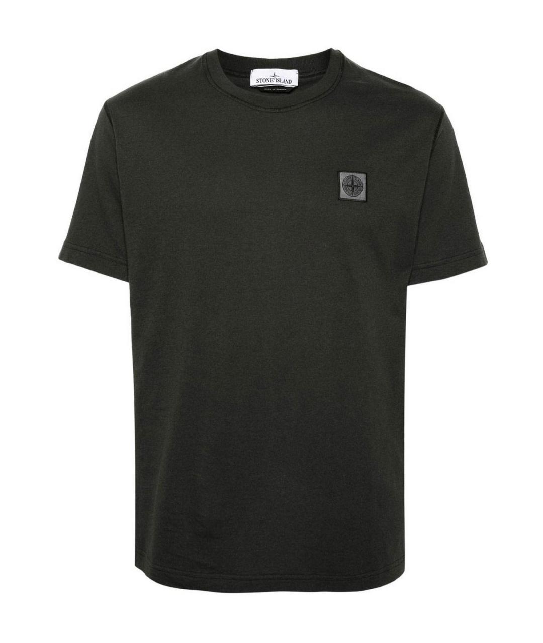 STONE ISLAND Хлопковая футболка, фото 1