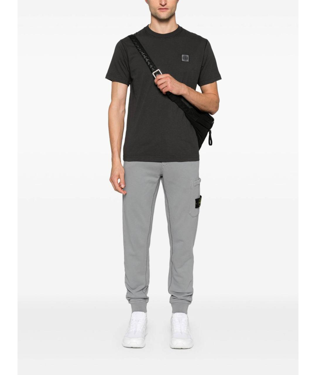 STONE ISLAND Хлопковая футболка, фото 3
