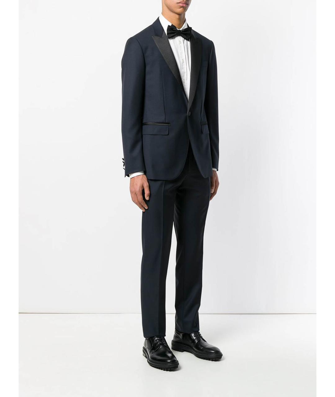 LANVIN Синий вечерний костюм, фото 3