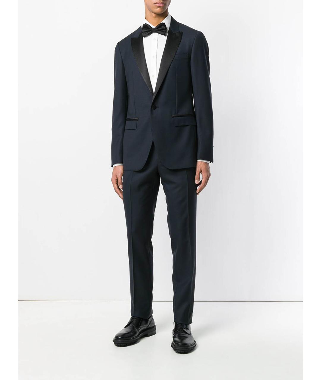 LANVIN Синий вечерний костюм, фото 2