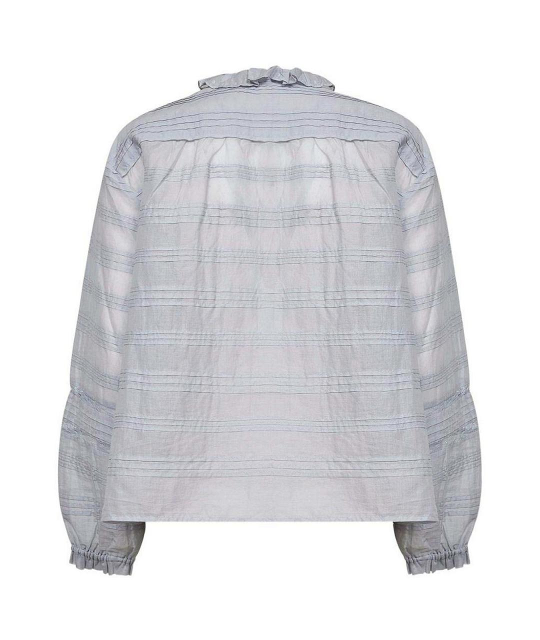 ISABEL MARANT Голубая хлопковая рубашка, фото 2