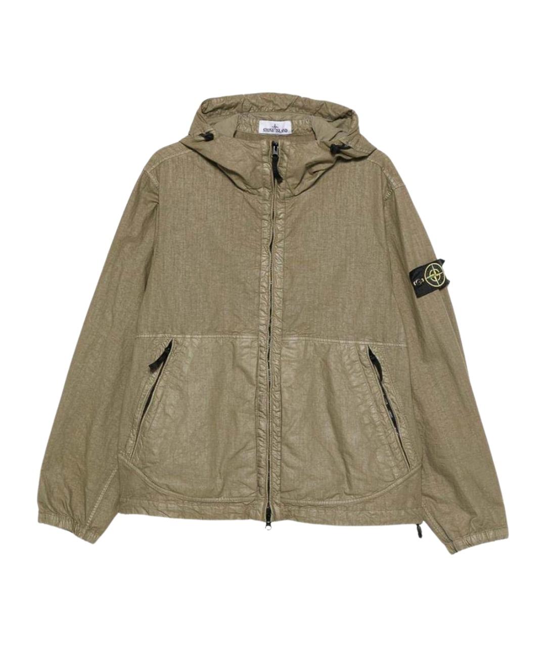 STONE ISLAND Хаки куртка, фото 1
