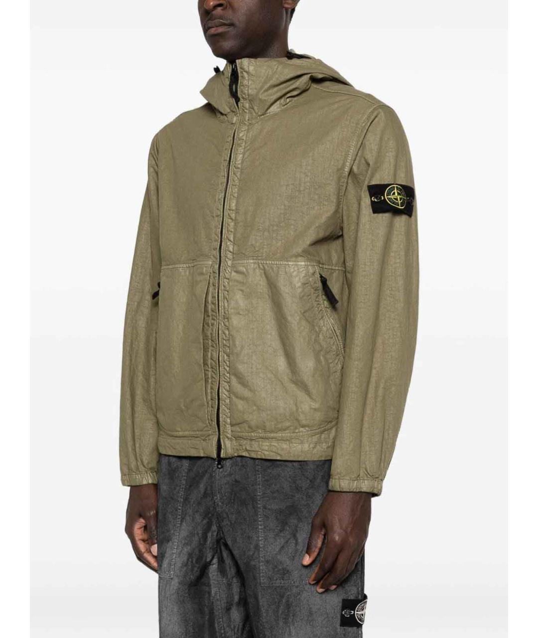 STONE ISLAND Хаки куртка, фото 4