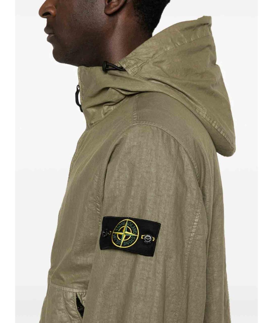 STONE ISLAND Хаки куртка, фото 5