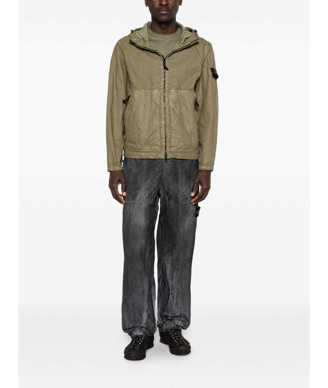 STONE ISLAND Хаки куртка, фото 2