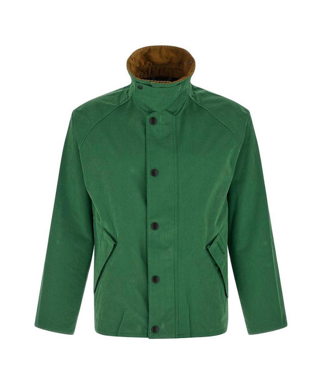 BARBOUR Зеленая хлопковая куртка, фото 4