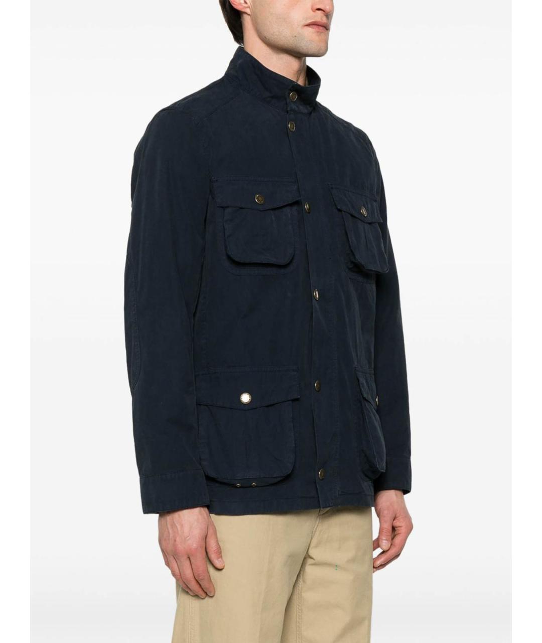 BARBOUR Синяя хлопковая куртка, фото 4