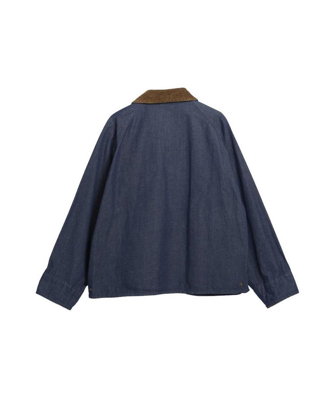 BARBOUR Синяя хлопковая куртка, фото 4