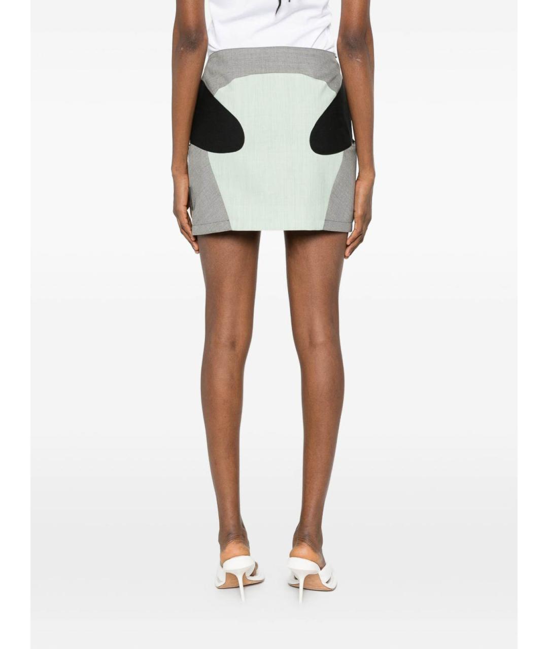 OFF-WHITE Мульти юбка мини, фото 5