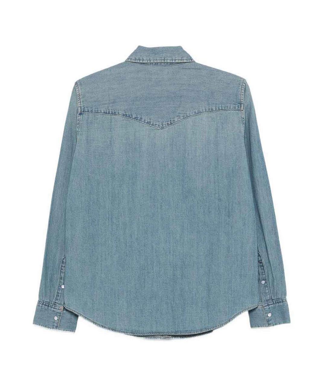 LEVI'S Голубая хлопковая рубашка, фото 2