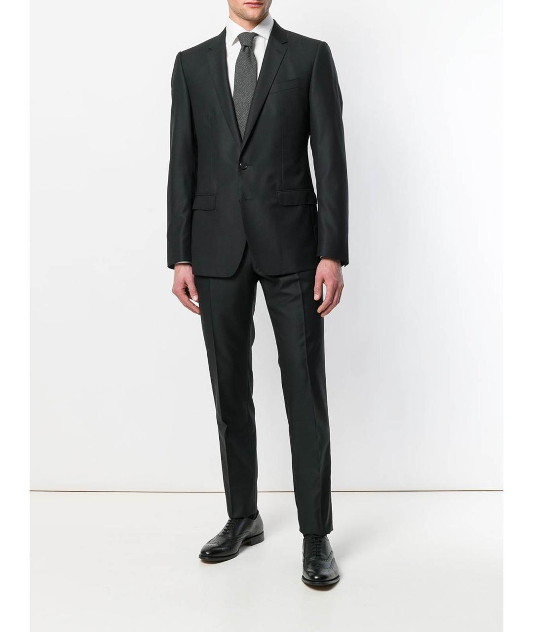 DOLCE&GABBANA Черный классический костюм, фото 2