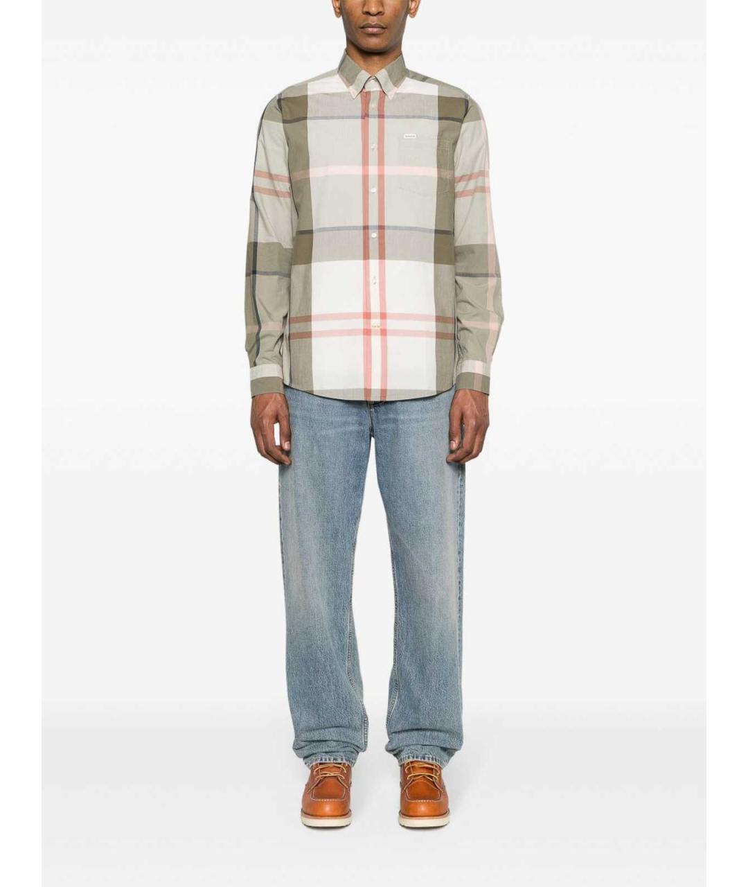 BARBOUR Мульти хлопковая кэжуал рубашка, фото 3
