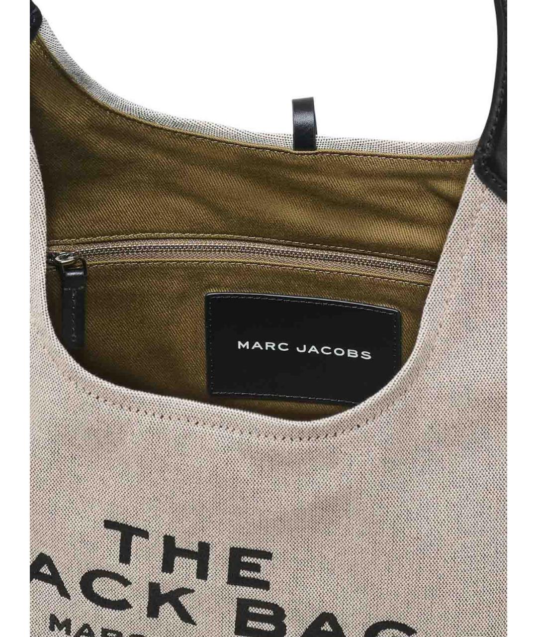 MARC JACOBS Серая хлопковая сумка через плечо, фото 2
