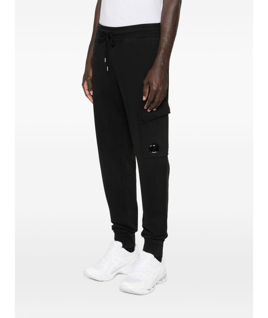 CP COMPANY Черные хлопковые повседневные брюки, фото 3