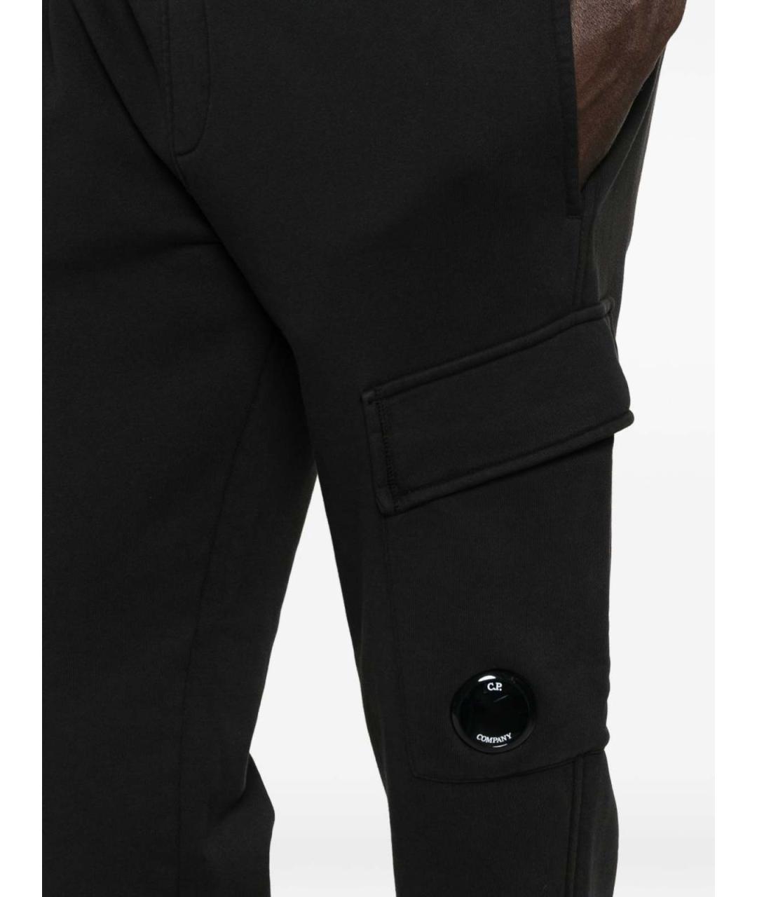 CP COMPANY Черные хлопковые повседневные брюки, фото 2