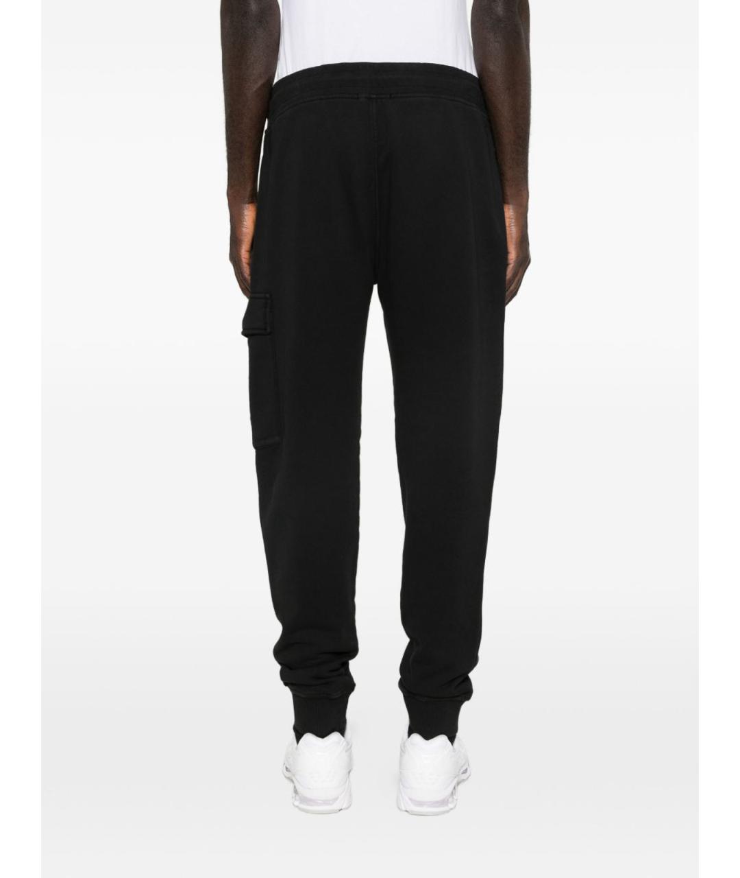 CP COMPANY Черные хлопковые повседневные брюки, фото 4