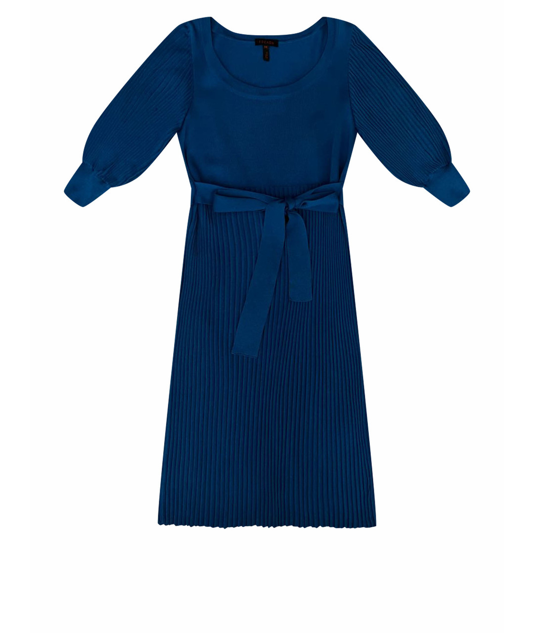 ESCADA Синее шелковое платье, фото 1
