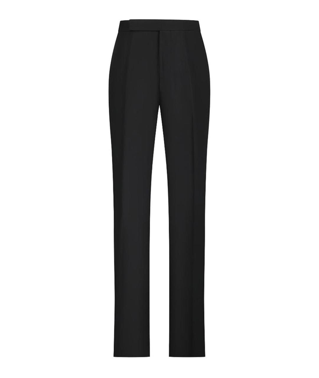 LARDINI Черные хлопковые повседневные брюки, фото 1