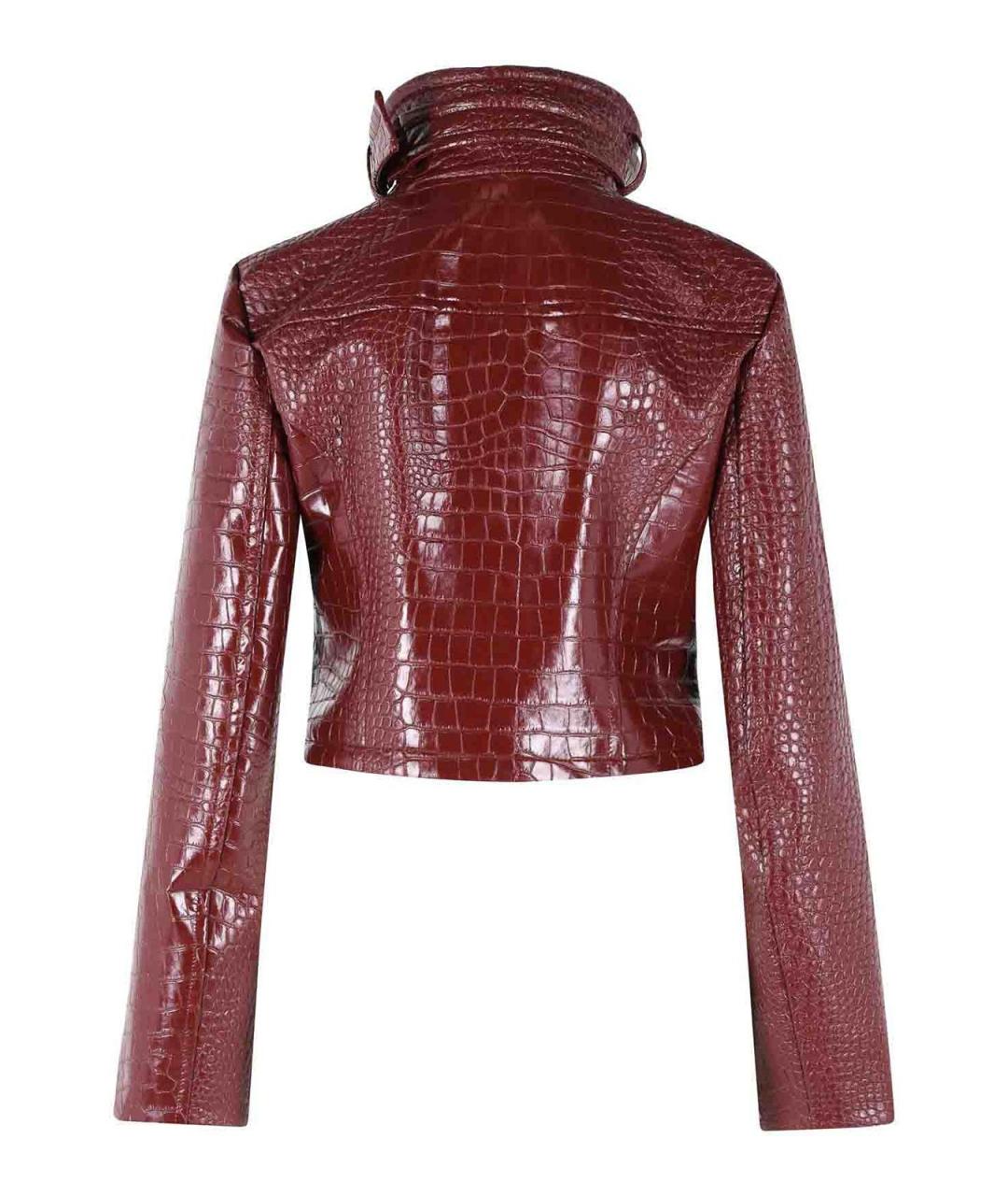 SPORTMAX Бордовая куртка, фото 2