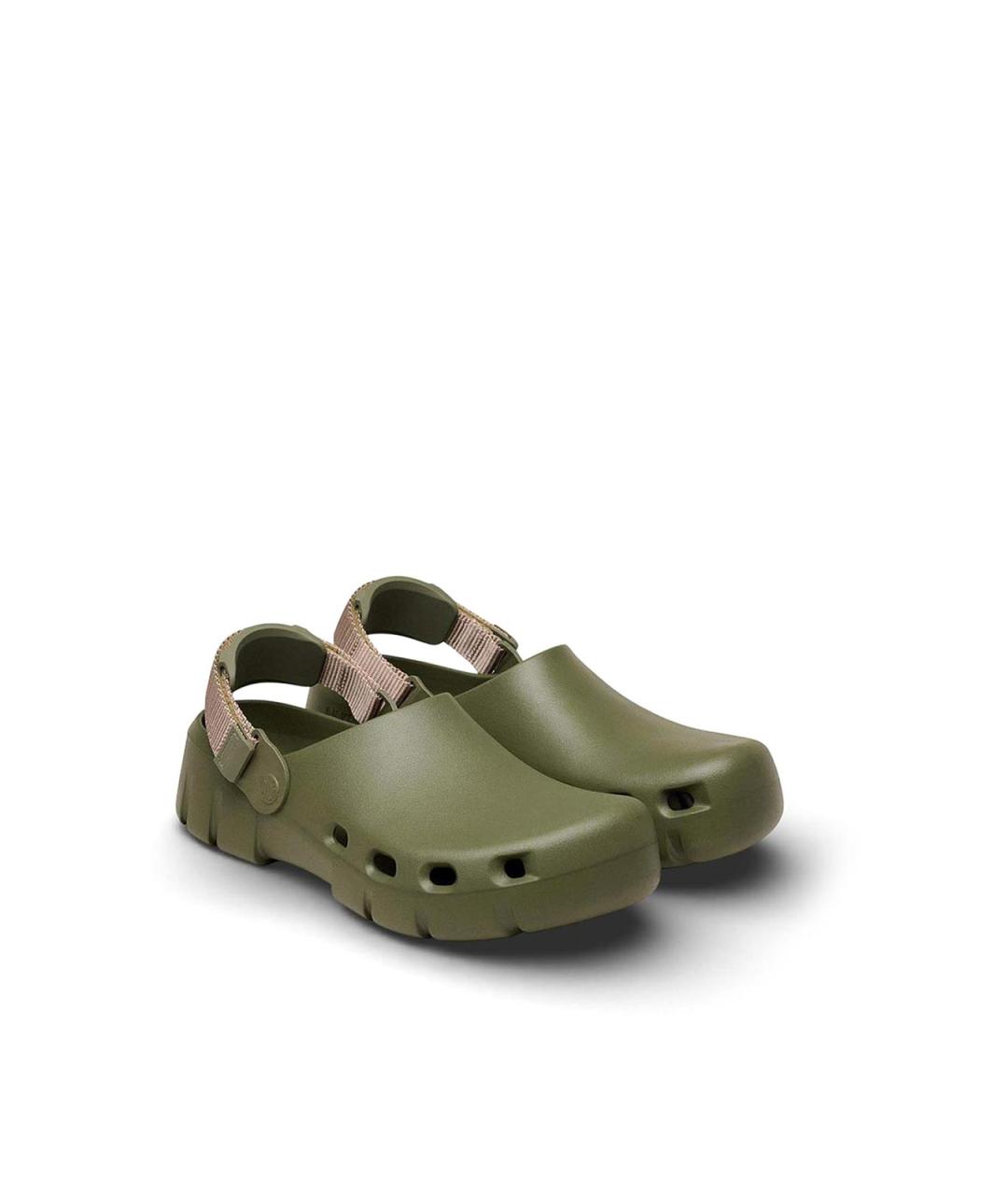 BIRKENSTOCK Зеленые резиновые сандалии, фото 2