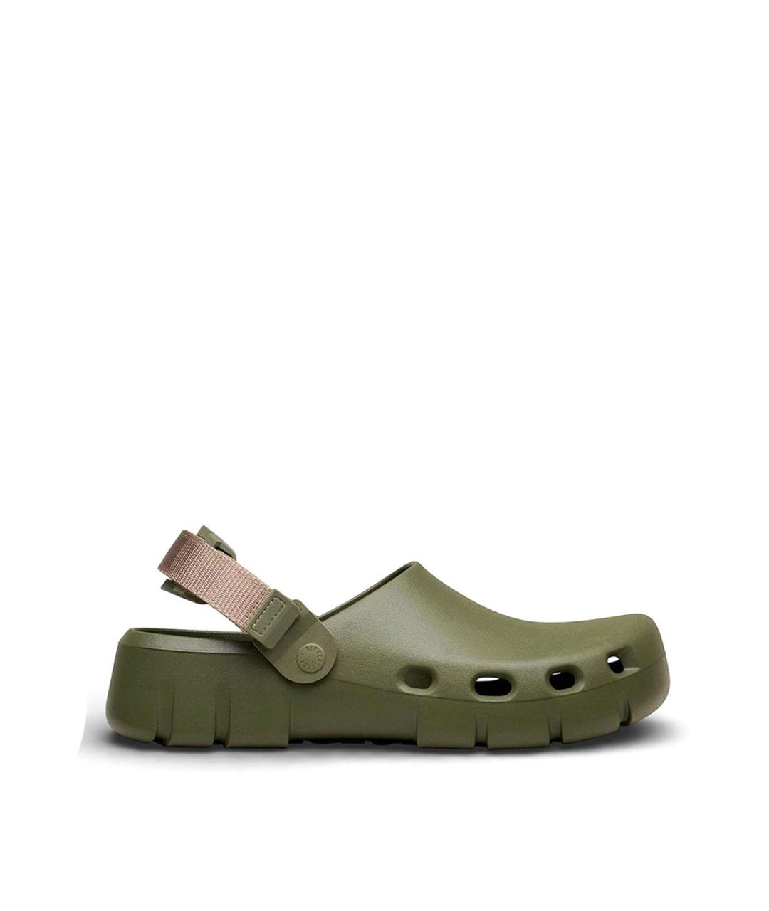 BIRKENSTOCK Зеленые резиновые сандалии, фото 1