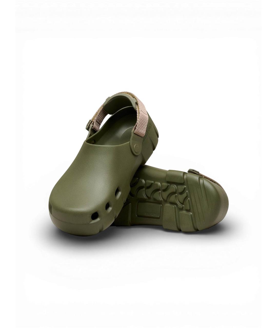 BIRKENSTOCK Зеленые резиновые сандалии, фото 4
