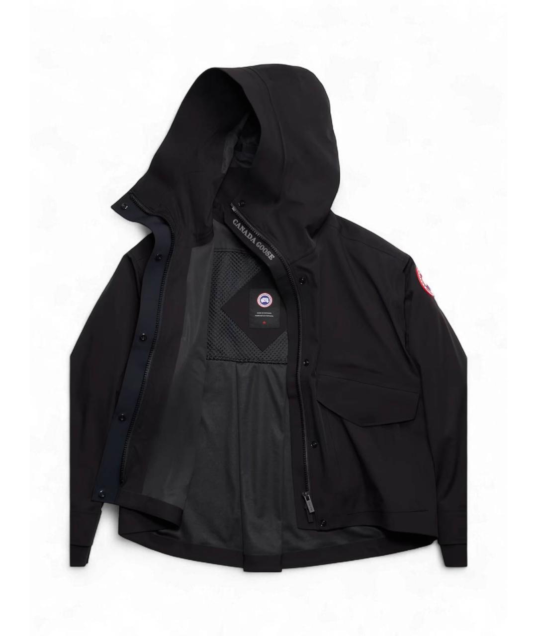 CANADA GOOSE Черная полиамидовая куртка, фото 3
