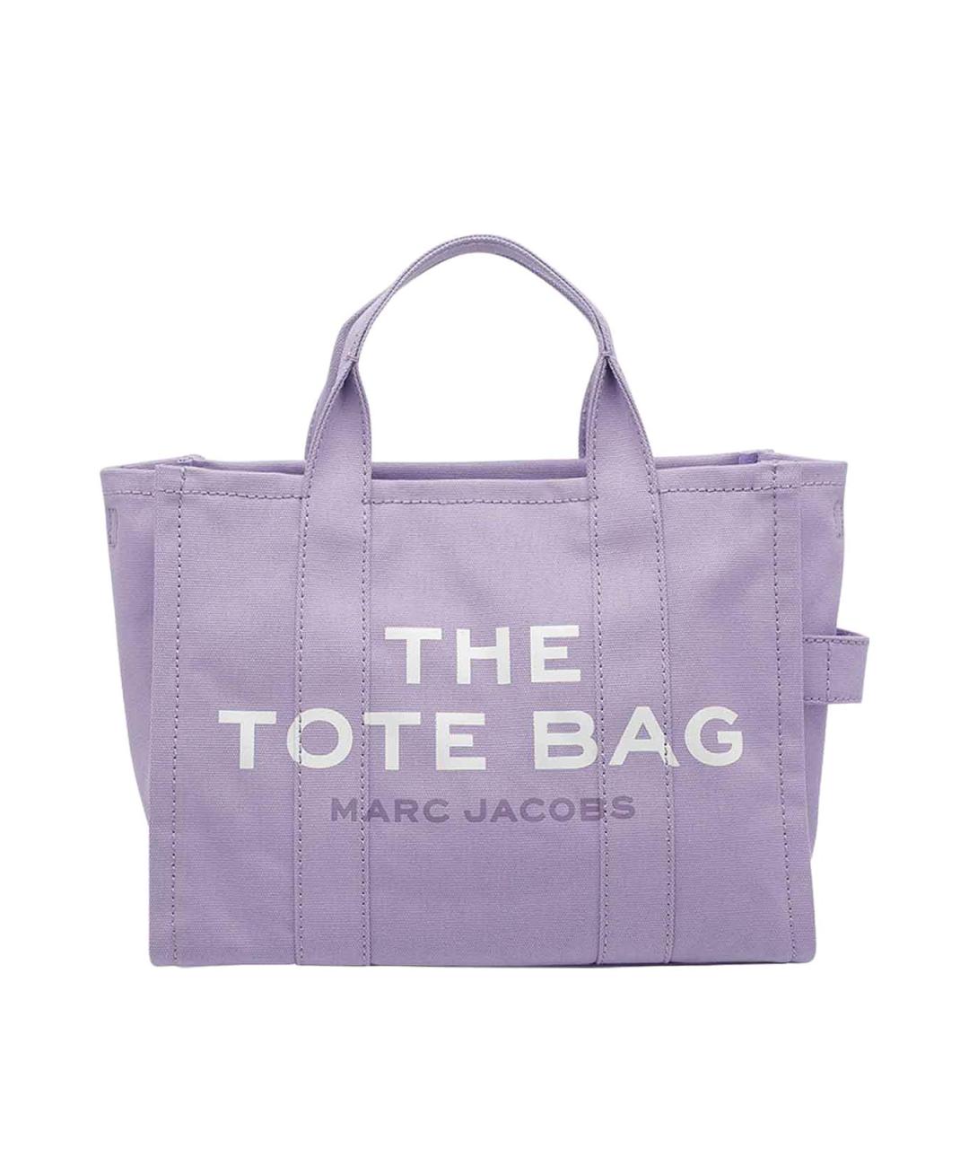 MARC JACOBS Фиолетовая тканевая сумка тоут, фото 1