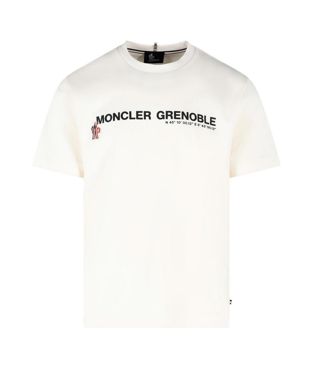 MONCLER Белая футболка, фото 1