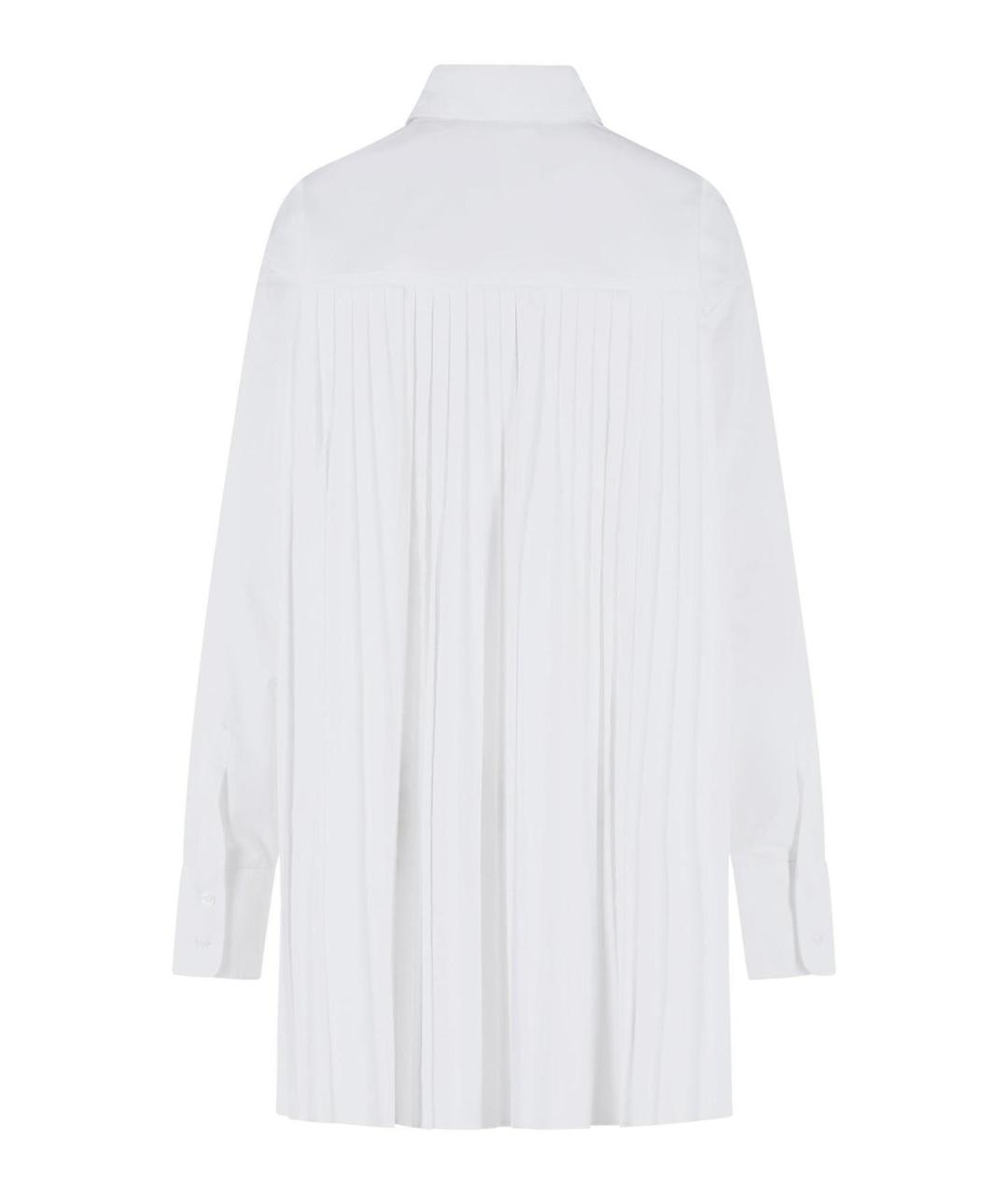 SPORTMAX Белая хлопковая рубашка, фото 2