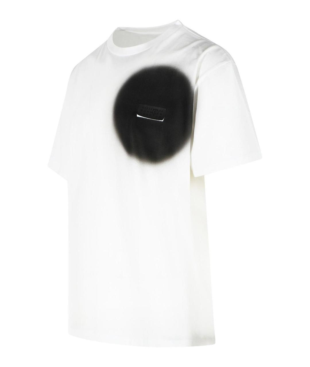 MM6 MAISON MARGIELA Белая хлопковая футболка, фото 3