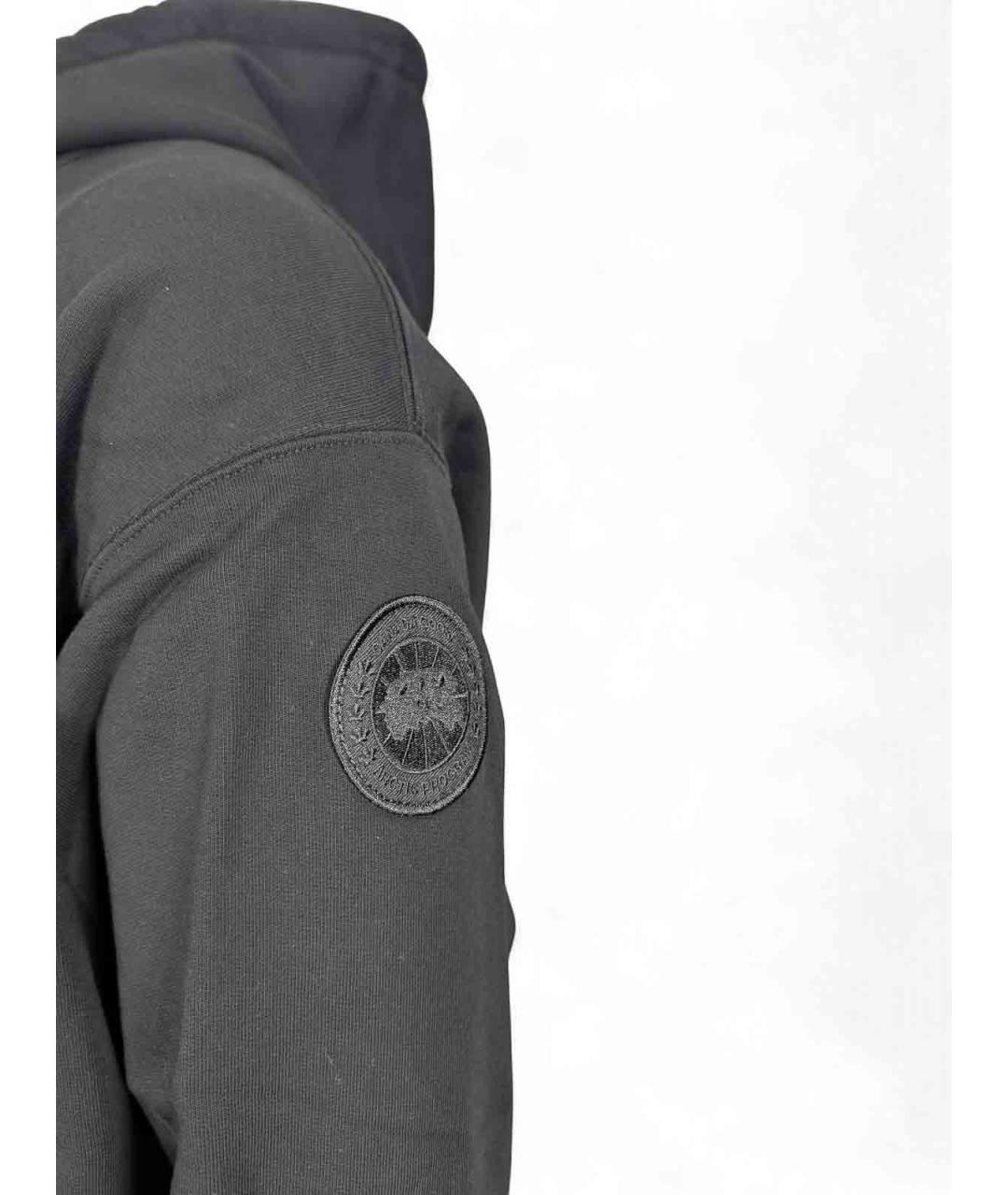 CANADA GOOSE Черный хлопковый джемпер / свитер, фото 3