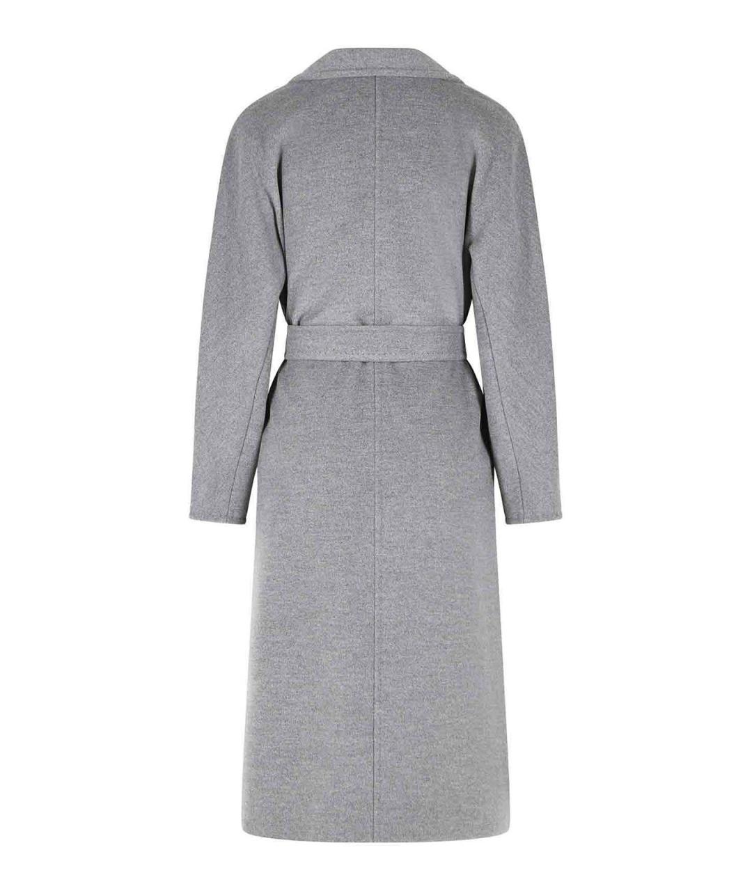 MAX MARA Серое шерстяное пальто, фото 2
