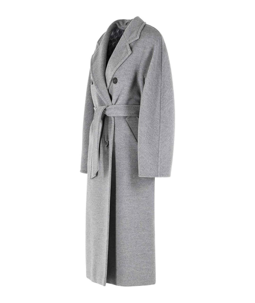 MAX MARA Серое шерстяное пальто, фото 3