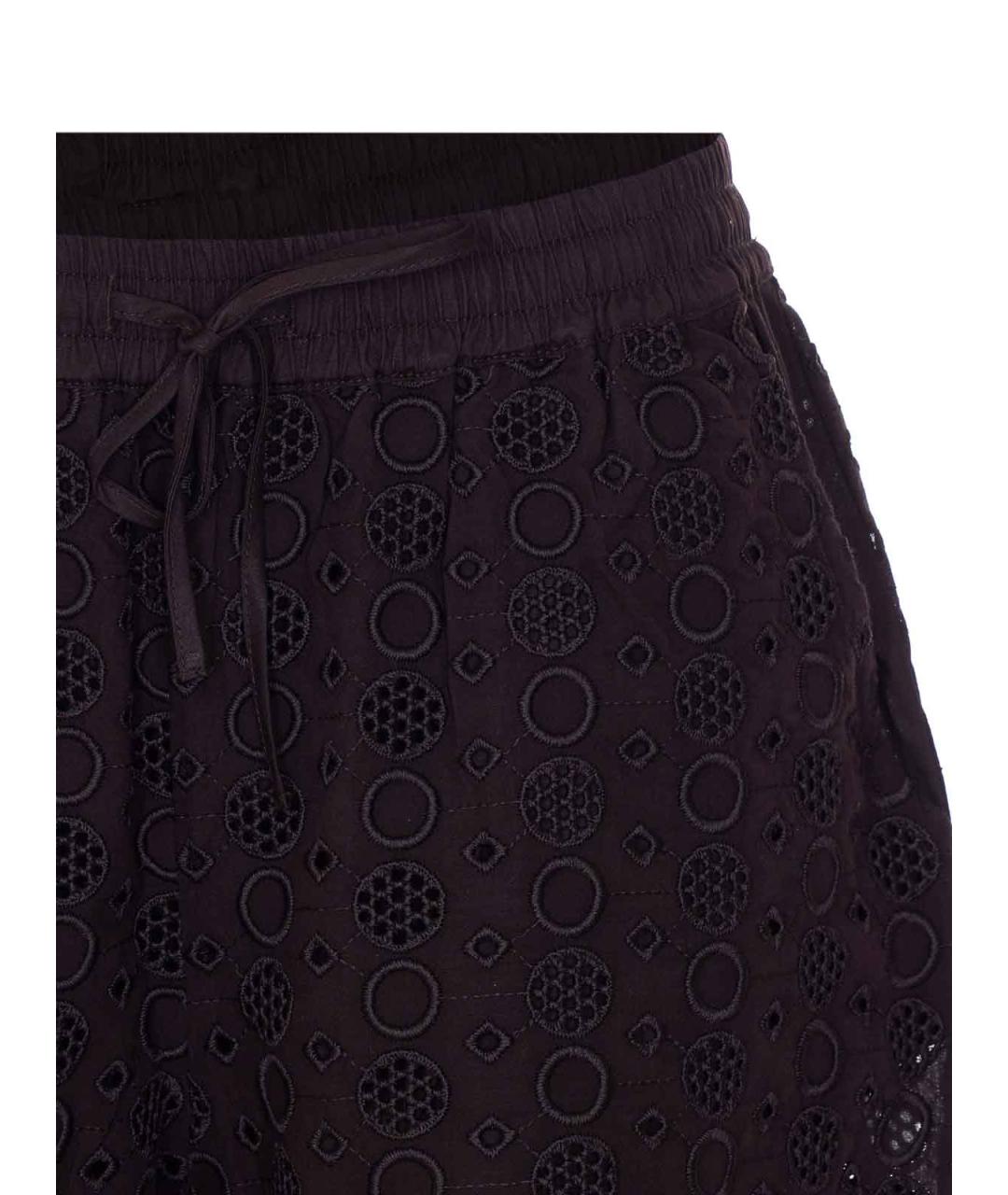 MULBERRY Коричневые хлопковые шорты, фото 4