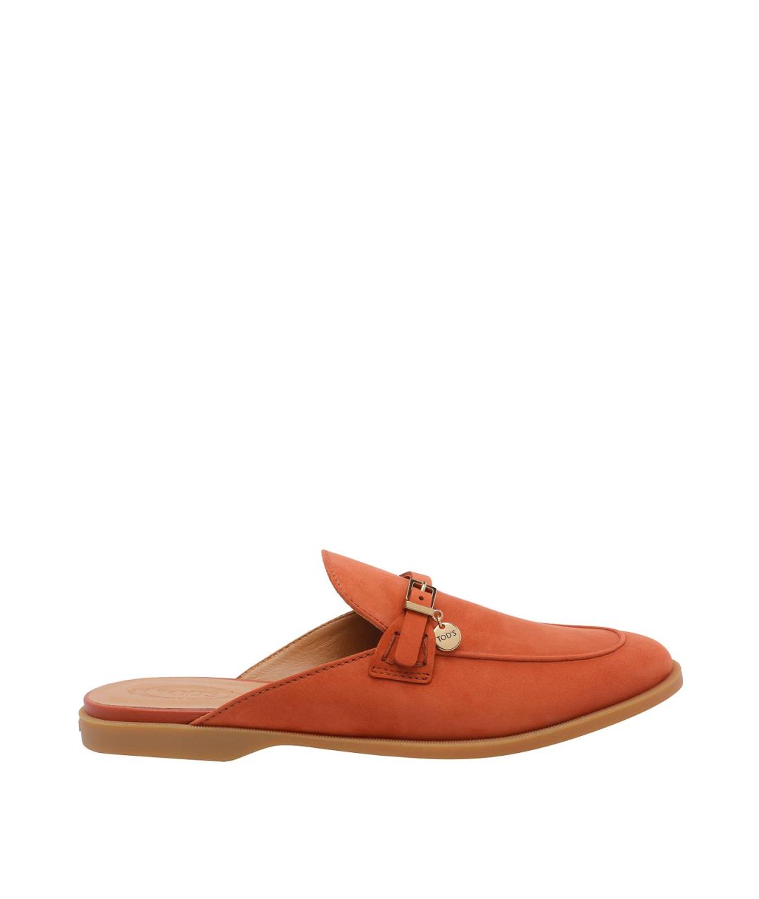 TOD'S Коричневые кожаные лоферы, фото 1