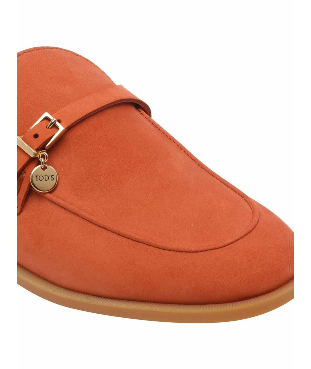 TOD'S Коричневые кожаные лоферы, фото 4